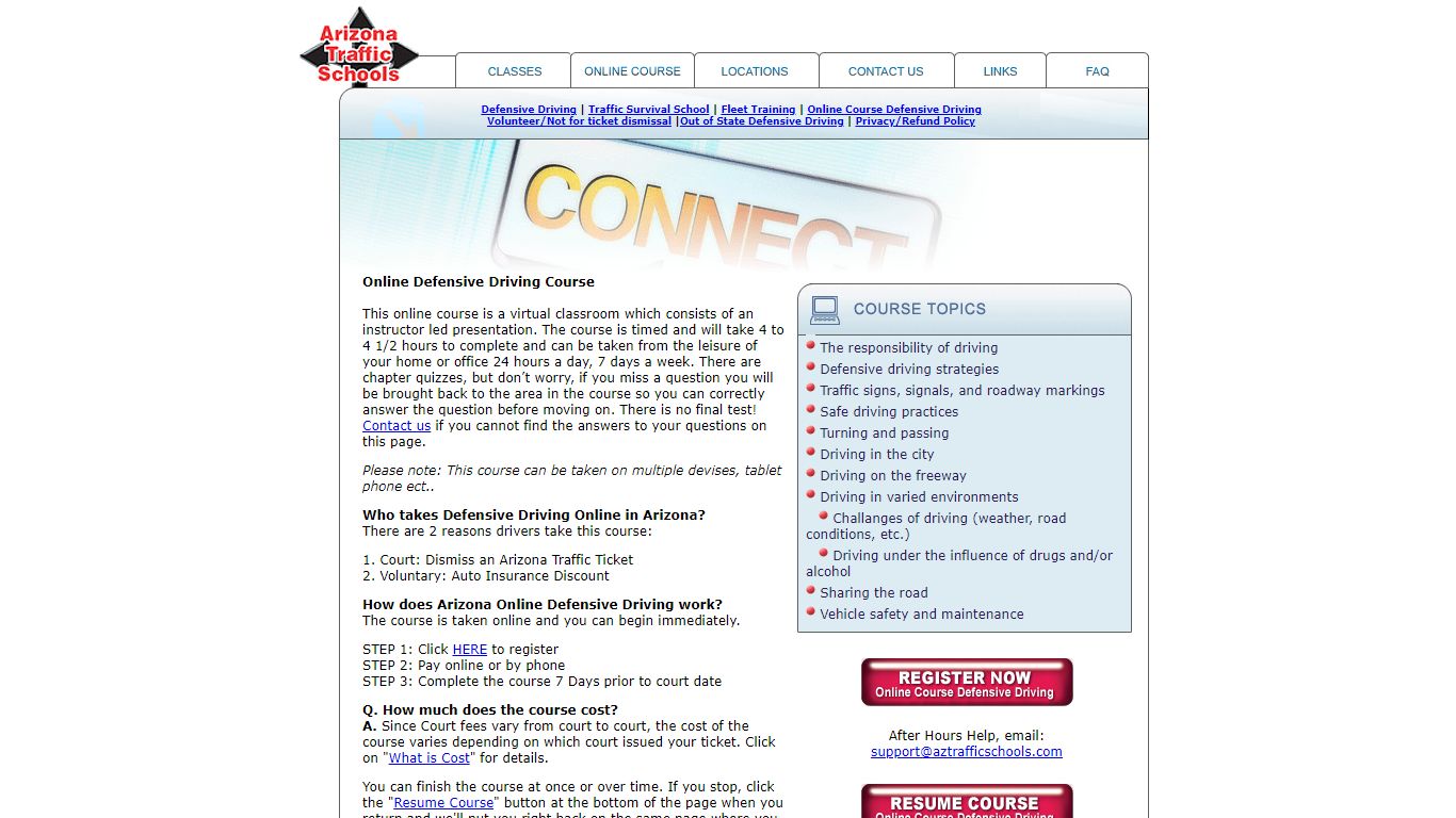 Arizona Traffic Schools - Online